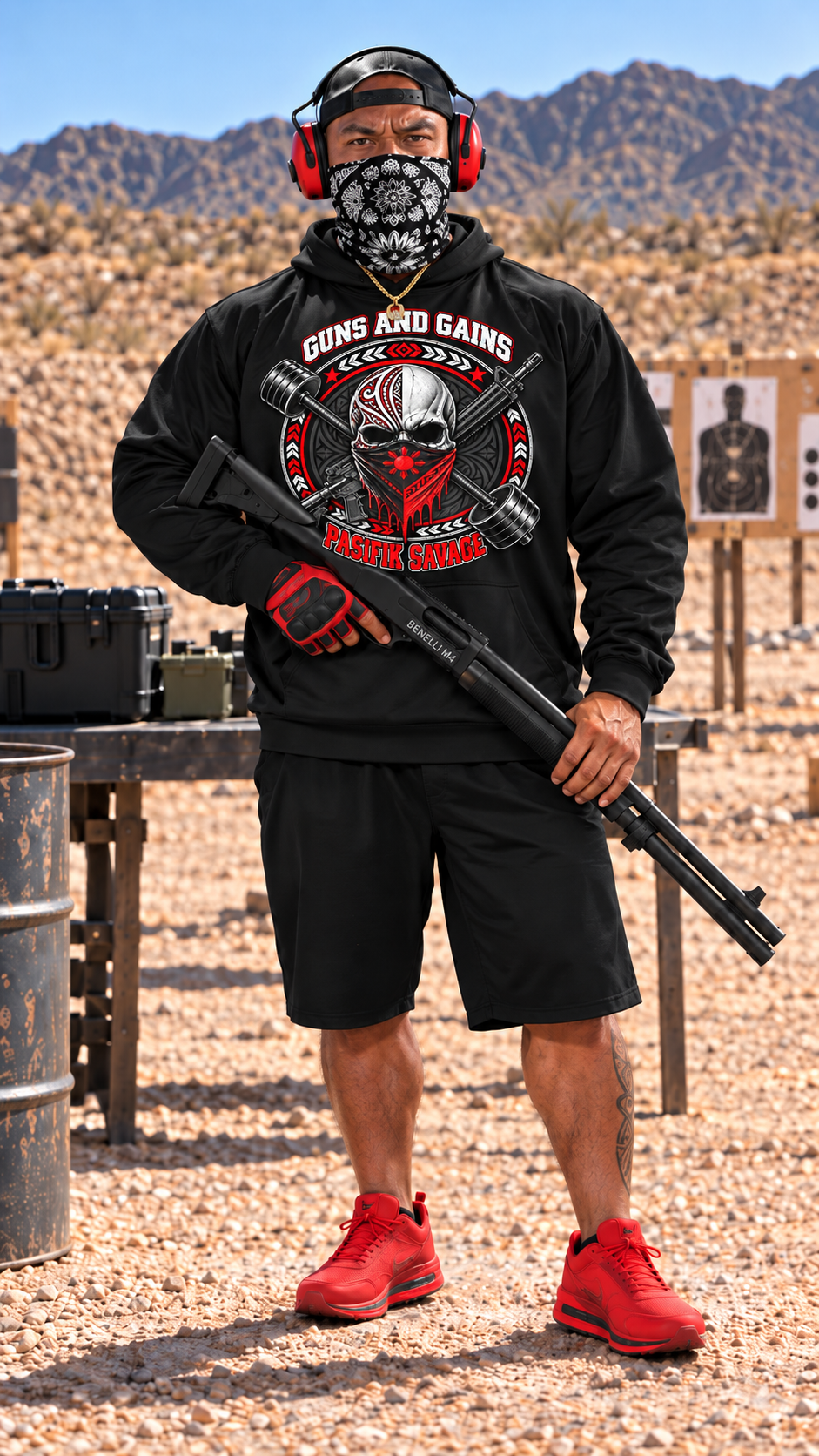 Guns and Gains LS Hoodie